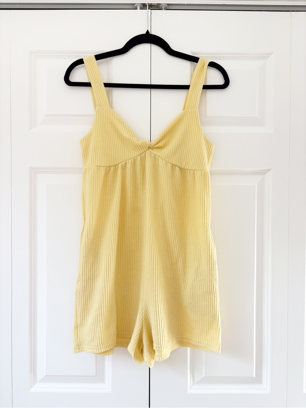 O'Neill Butter Yellow Ribbed Romper